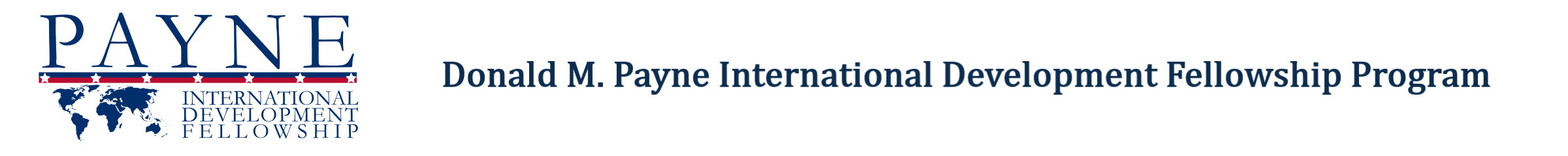 The Donald M. Payne International Development Fellowship Program logo